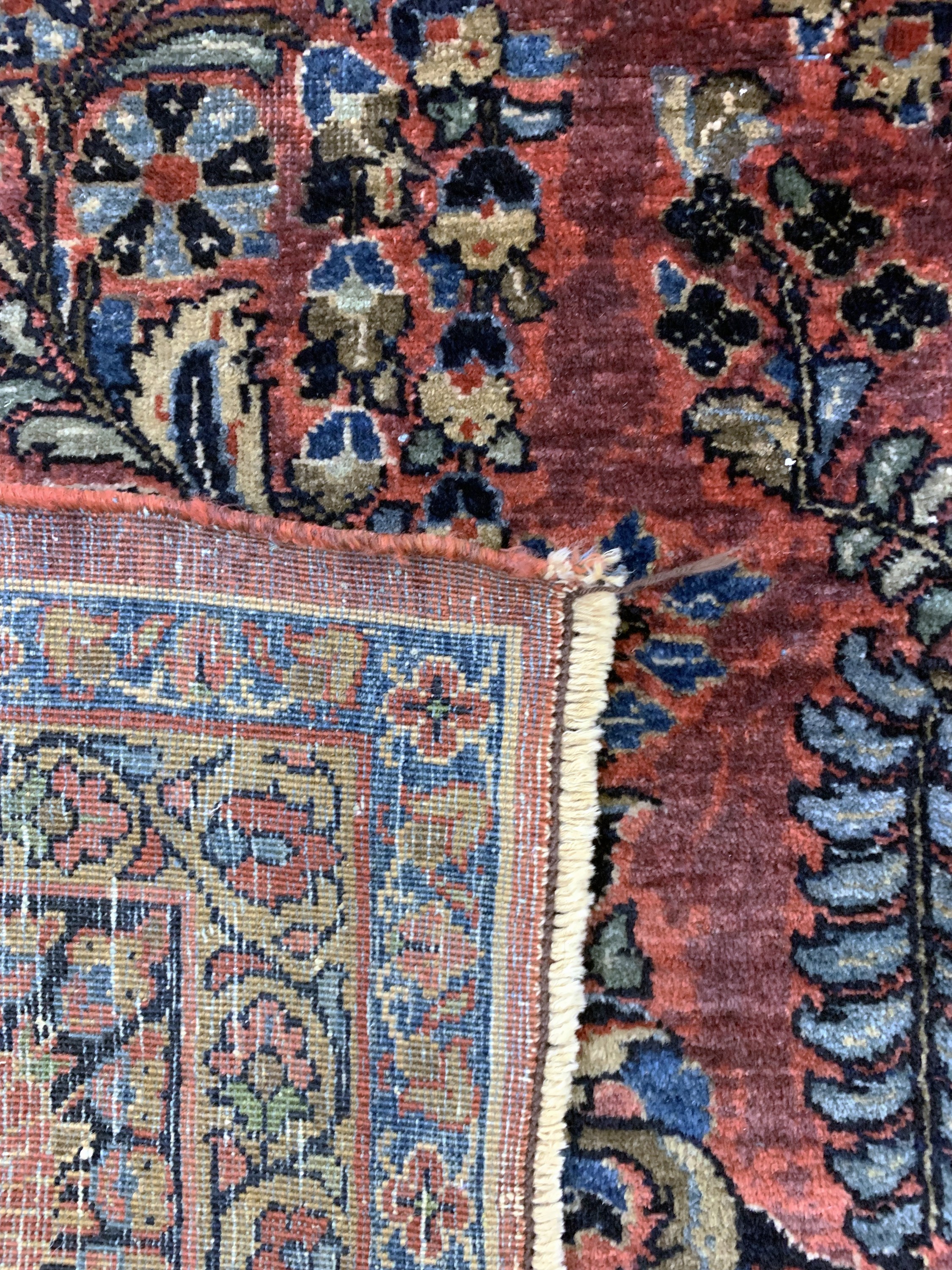 Detail h: Us Re-Import Sarogh antik, Persien, um 1900, Wolle auf Baumwolle, ca. 296 x 240 cm, EHZ: 2-3