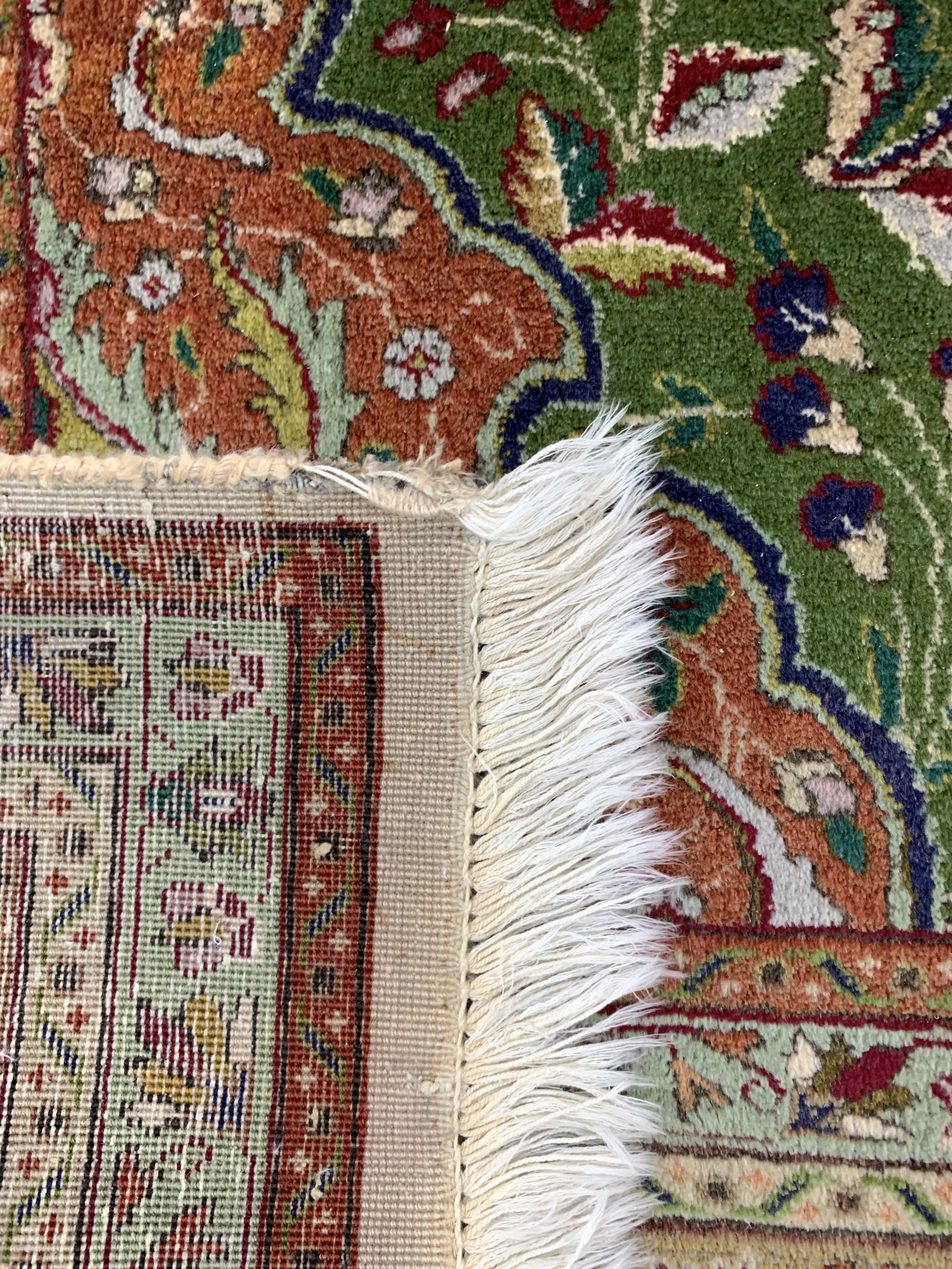Detail h: Täbriz(40 Raj), Persien, Mitte 20.Jhd, Korkwolle auf Baumwolle, ca. 290 x 196 cm, gereinigt, EHZ: 2