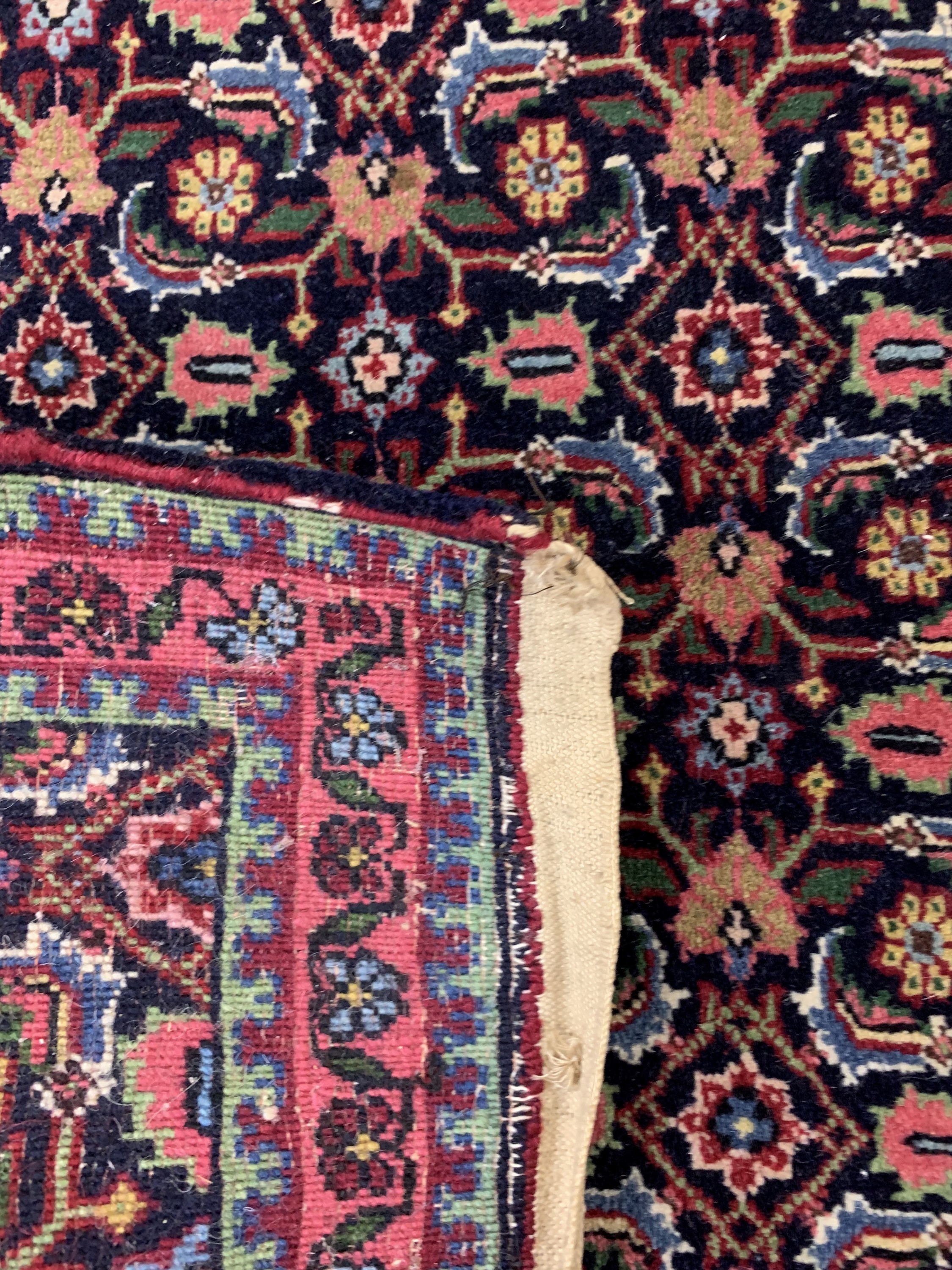 Detail b: 2 Lots Bidjar fein, Persien, Mitte 20.Jhd, Korkwolle auf Baumwolle, ca. 88 x 78 cm, EHZ: 2
