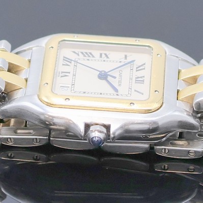26972408c - CARTIER Herrenarmbanduhr Panthere Referenz 183949, Schweiz um 1990, quarz, ...