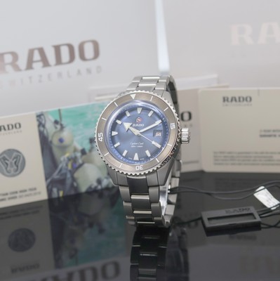 Image RADO nahezu neuwertige Herrenarmbanduhr Captain Cook Referenz 763.6144.3, Automatik, ...
