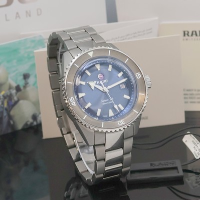 26972660b - RADO nahezu neuwertige Herrenarmbanduhr Captain Cook Referenz 763.6144.3, Automatik, ...
