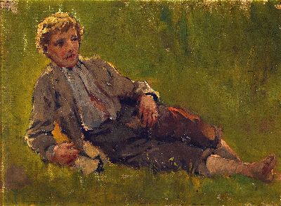 Image 26972661 - Zuschreibung: Friedrich Ortlieb, 1839 Stuttgart-1909 München, Studie eines ...