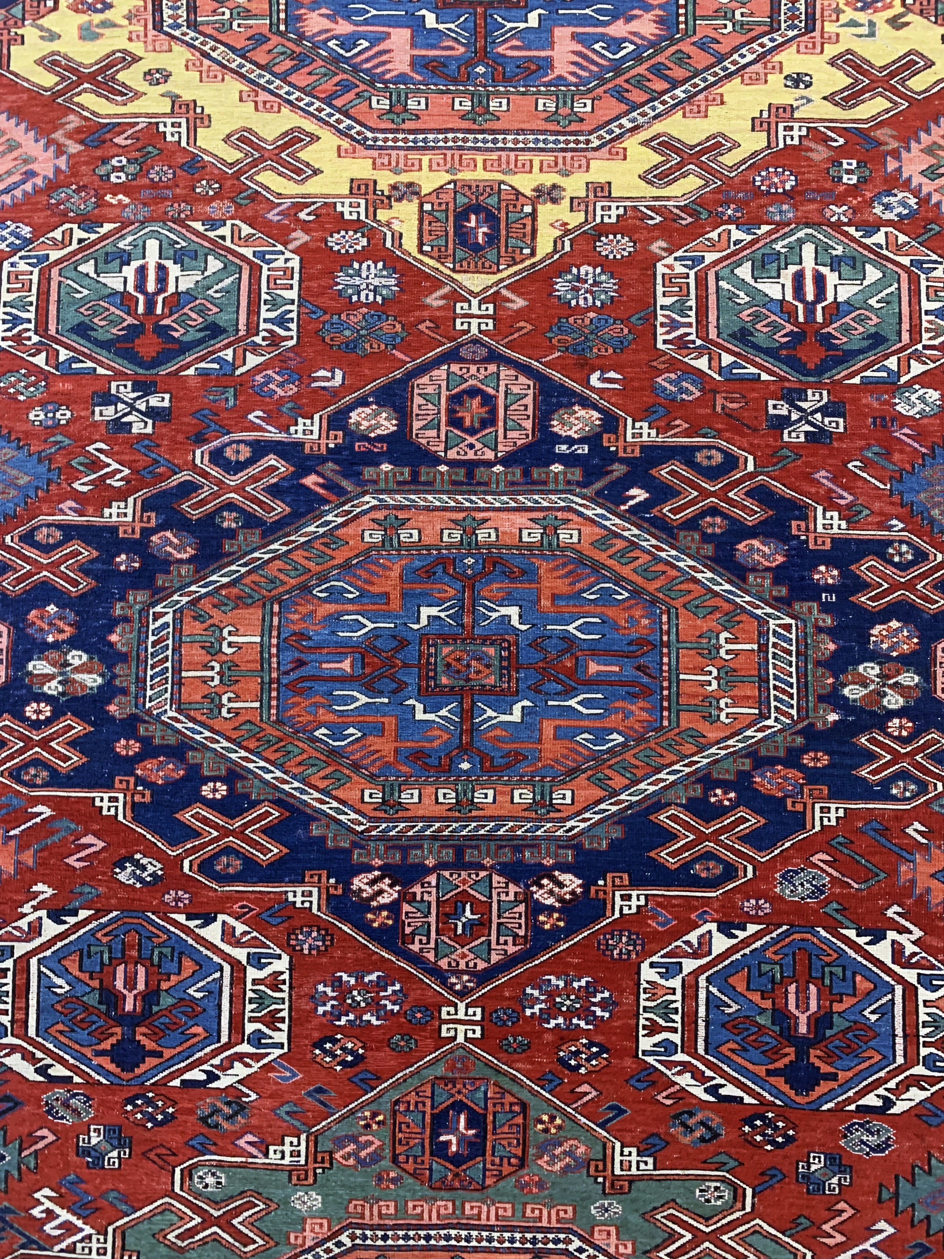 Detail f: Sumakh antik, Kaukasus, um 1900, Wolle auf Wolle, ca. 291 x 224 cm, EHZ: 2