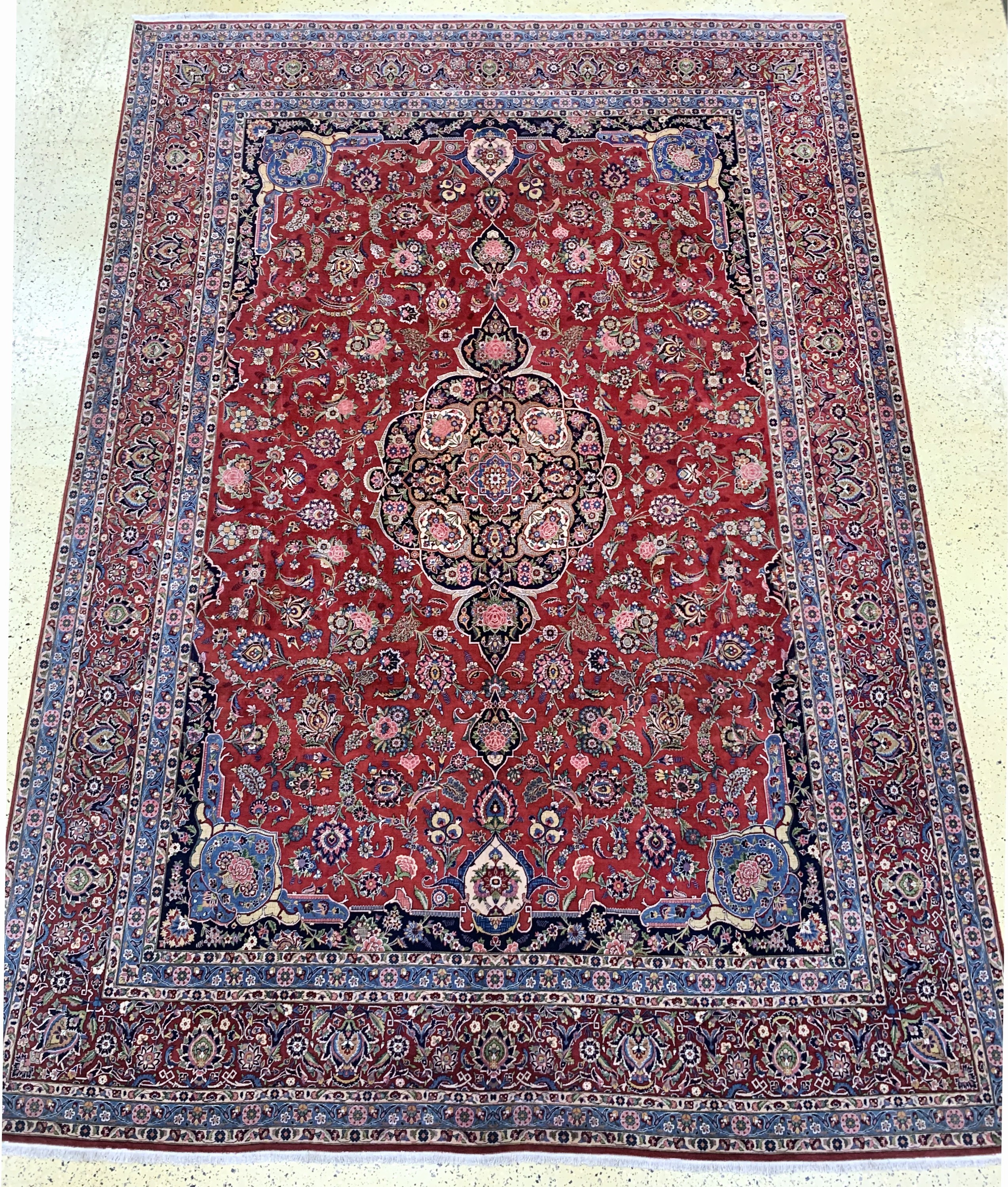 Image 26972968 - Keschan Kork fein, Persien, um 1920-1930, Korkwolle auf Baumwolle, ca. 450 x 320 cm, ...