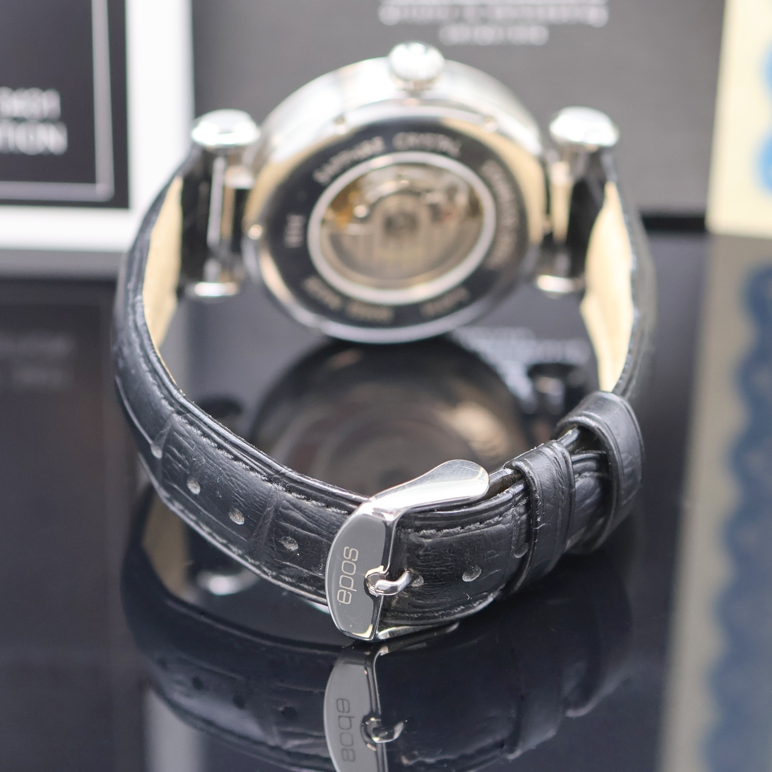 Detail c: EPOS auf 888 Stück limitierte Herrenarmbanduhr Referenz 3431, Schweiz lt. beil. Pap. verk.02/2016, Automatik, Edelstahlgeh., beids. Saphirvergl., ...