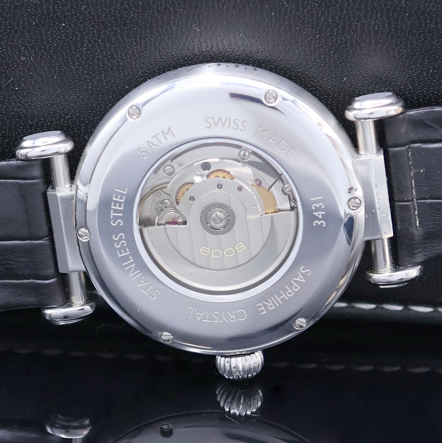 Detail g: EPOS auf 888 Stück limitierte Herrenarmbanduhr Referenz 3431, Schweiz lt. beil. Pap. verk.02/2016, Automatik, Edelstahlgeh., beids. Saphirvergl., ...