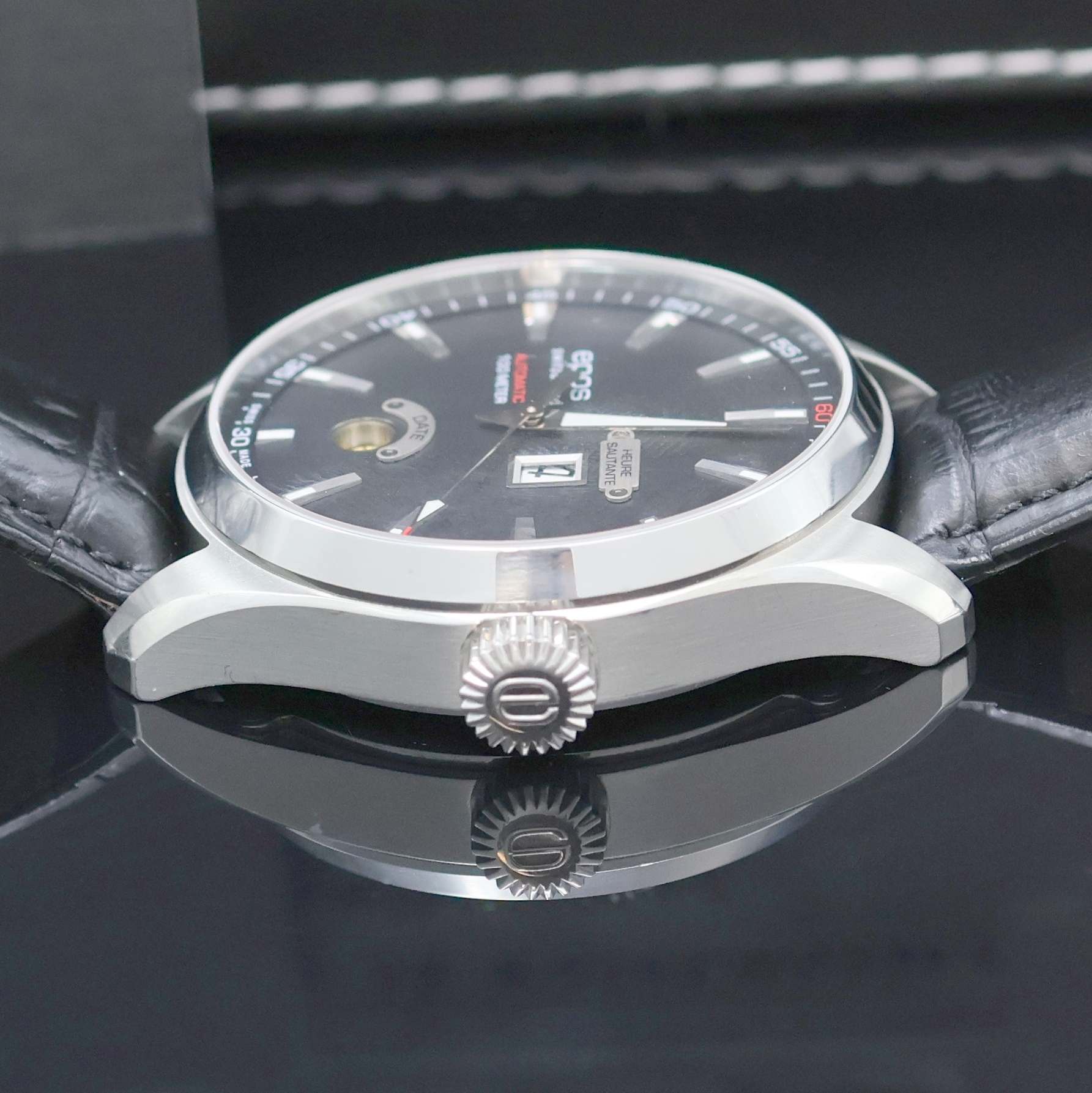 Detail d: EPOS Artistry Heure Sautante Herrenarmbanduhr Referenz 3405, Schweiz lt. beil. Pap. verk. 10/2015, Automatik, Edelstahlgeh., beids. Saphirvergl., ...