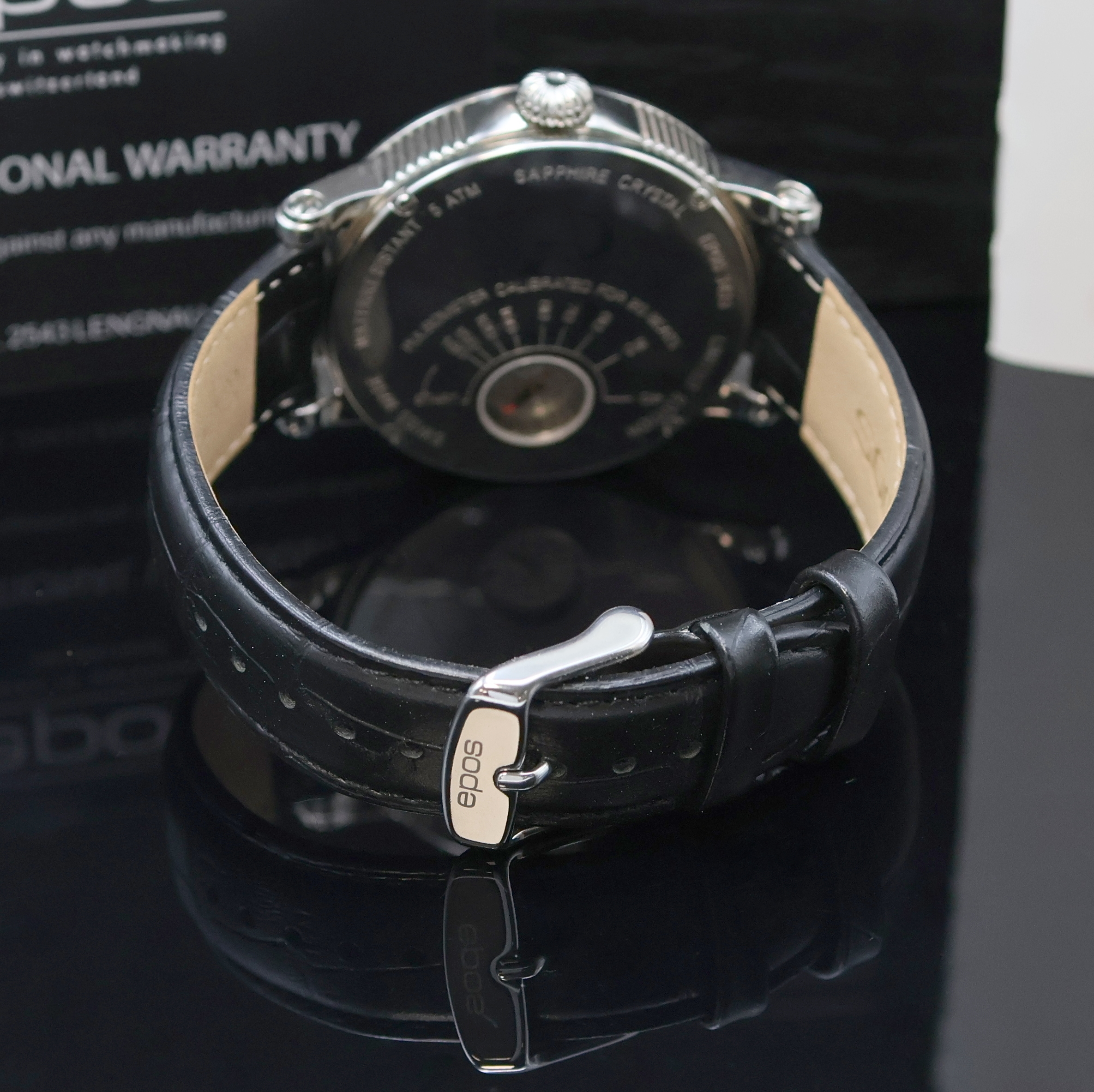 Detail c: EPOS OEUVRE D'ART Verso 2 LE Herrenarmbanduhr limitiert auf 888 Stück Referenz 3435, Schweiz lt. beil. Pap. verk. 02/2019, Handaufzug, ...