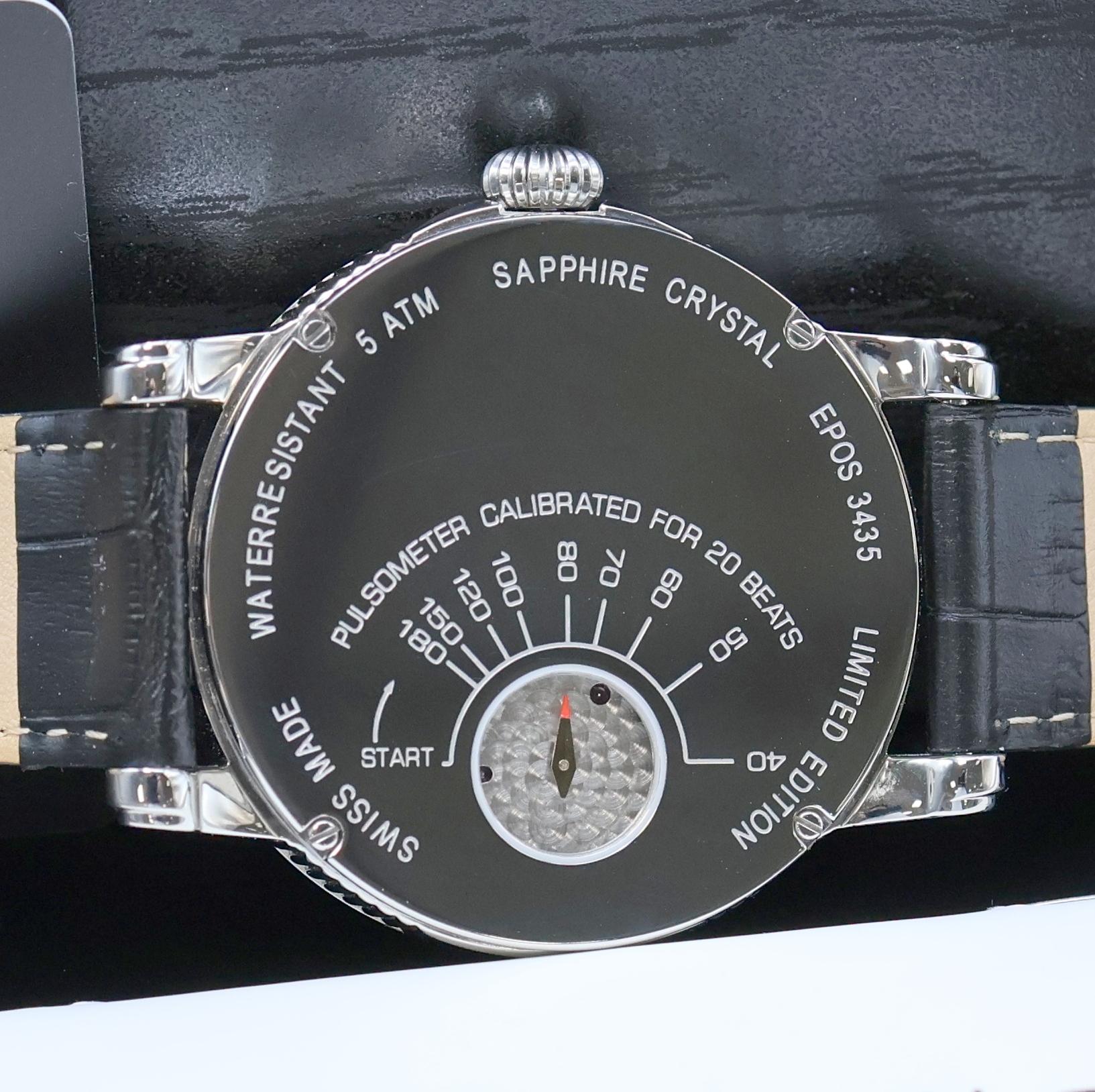 Detail f: EPOS OEUVRE D'ART Verso 2 LE Herrenarmbanduhr limitiert auf 888 Stück Referenz 3435, Schweiz lt. beil. Pap. verk. 02/2019, Handaufzug, ...
