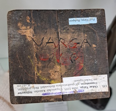 26972910r - Oszkár Varga, ungarischer Bildhauer, 1888 - 1955 Budapest, Studium an der Brüsseler ...