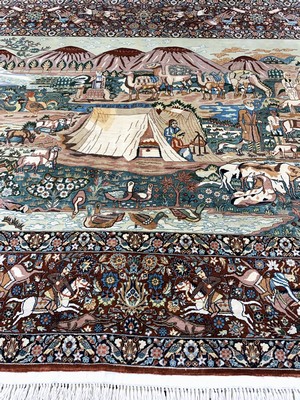 26972917d - Hereke Seide Sehr fein, China, Mitte 20.Jhd, reine Naturseide, ca. 155 x 92 cm, ca.1,4 ...