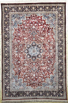 Image 26972918 - Hereke Seide Sehr fein, China, Mitte 20.Jhd, reine Naturseide, ca. 184 x 122 cm, ca. ...