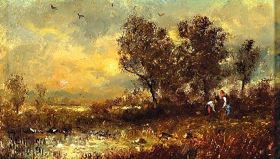 26972939a - Herbert Wehringer, 1926 Kempten-2017, zwei kleinformatige Landschaften, 1x ...