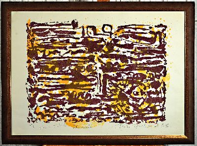 26972943l - Rudi Baerwind, 1910-1982 Mannheim, 2 Farblithographien, ´Formentera´ Ed. 12/50, unter ...