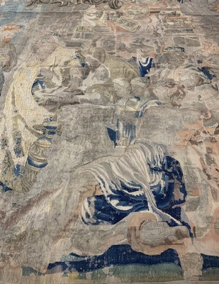 26972955e - Tapisseri antik, Flandern, 18.Jhd, Wolle mit Seide auf Baumwolle , ca. 410 x 320 cm, ...