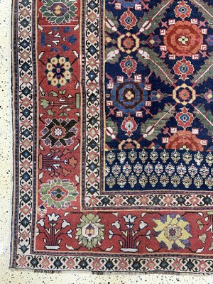 26972956b - Antiker´Saujbulagh´Kelley, Persien, 19.Jhd,Wolle auf Wolle, ca. 426 x 193 cm, EHZ: 2-3, ...