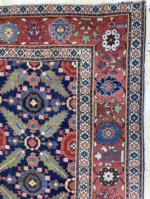 26972956f - Antiker´Saujbulagh´Kelley, Persien, 19.Jhd,Wolle auf Wolle, ca. 426 x 193 cm, EHZ: 2-3, ...