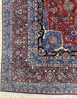 26972968c - Keschan Kork fein, Persien, um 1920-1930, Korkwolle auf Baumwolle, ca. 450 x 320 cm, ...