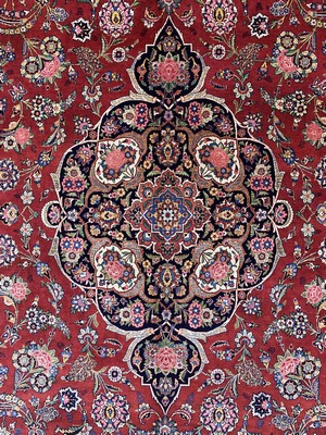 26972968e - Keschan Kork fein, Persien, um 1920-1930, Korkwolle auf Baumwolle, ca. 450 x 320 cm, ...