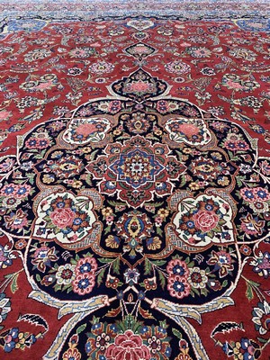 26972968j - Keschan Kork fein, Persien, um 1920-1930, Korkwolle auf Baumwolle, ca. 450 x 320 cm, ...