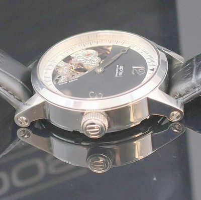 26972994c - EPOS Sophistiquee Herrenarmbanduhr Referenz 3377CT, Schweiz lt. beil. Pap. verk. ...