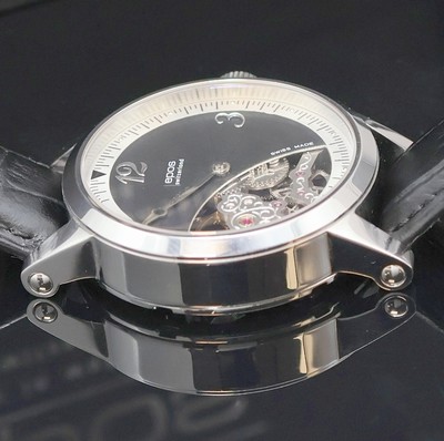 26972994d - EPOS Sophistiquee Herrenarmbanduhr Referenz 3377CT, Schweiz lt. beil. Pap. verk. ...