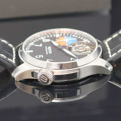 26972996d - EPOS OH Pilot Fliegeruhr Referenz 3434, Schweiz lt. beil. Pap. verk. 01/2017, ...