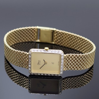 Image 26973380 - ELEGANCE DE CITO Damenarmbanduhr in GG 585/000 mit Diamanten, Schweiz um 1975, quarz, ...