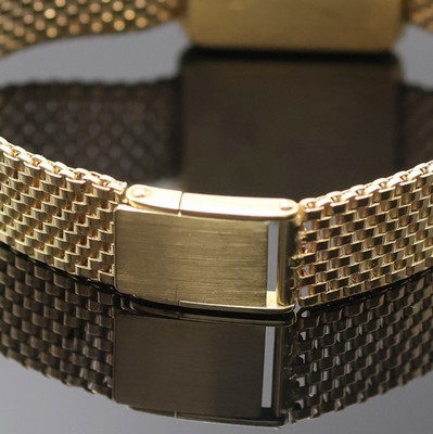 26973380b - ELEGANCE DE CITO Damenarmbanduhr in GG 585/000 mit Diamanten, Schweiz um 1975, quarz, ...
