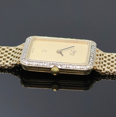 26973380c - ELEGANCE DE CITO Damenarmbanduhr in GG 585/000 mit Diamanten, Schweiz um 1975, quarz, ...