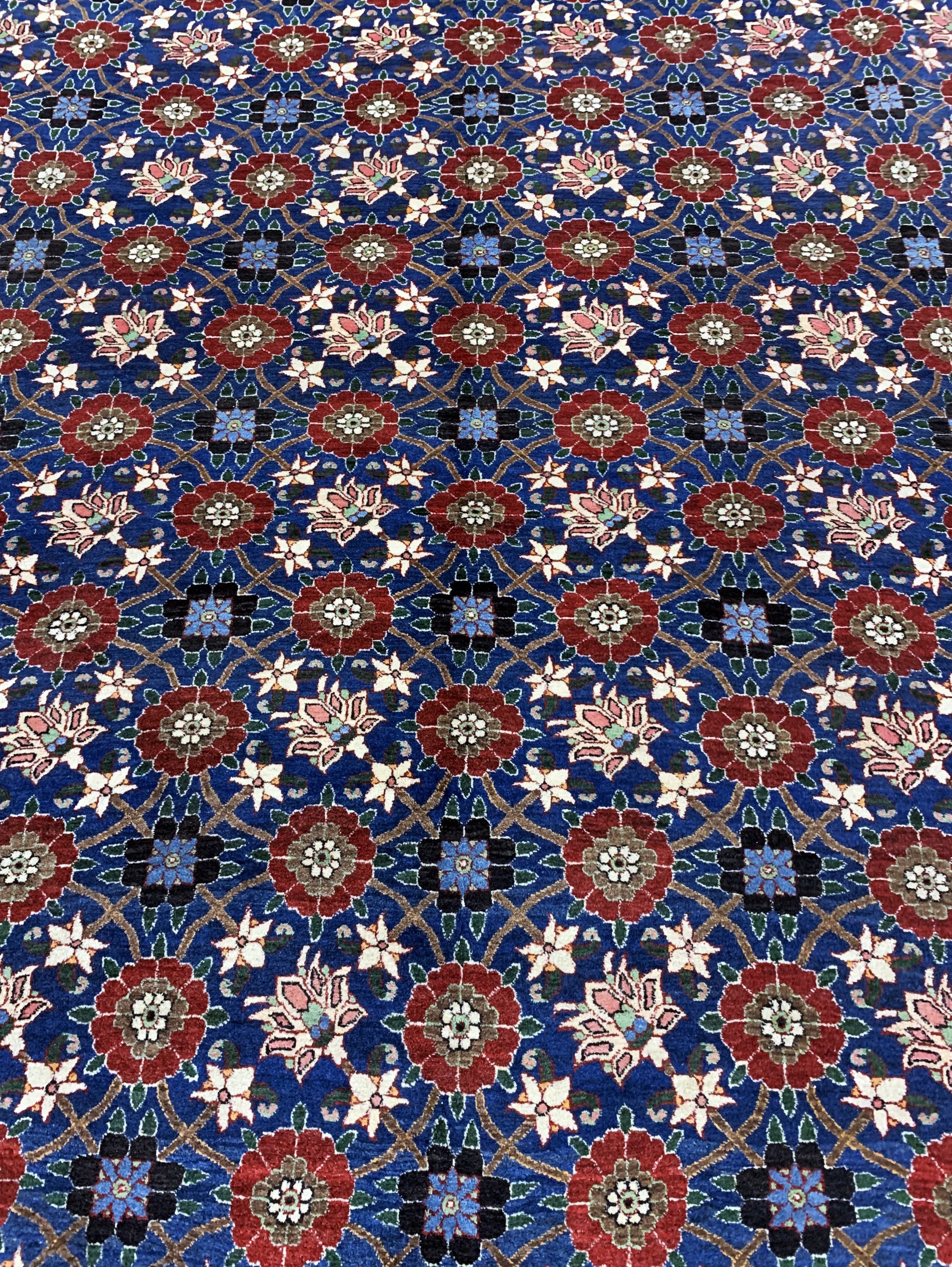 Detail d: Weramin fein alt, Persien, Anfang 20.Jhd, Wolle auf Baumwolle, ca. 315 x 215 cm, gereinigt, EHZ: 1-2