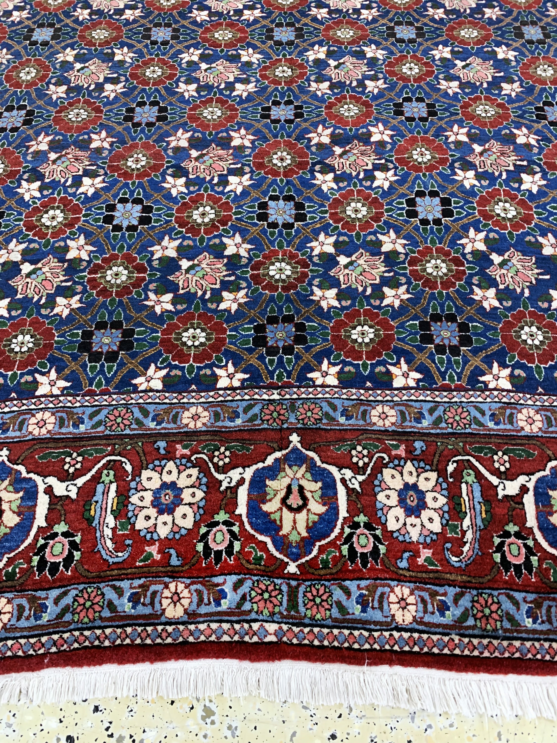 Detail f: Weramin fein alt, Persien, Anfang 20.Jhd, Wolle auf Baumwolle, ca. 315 x 215 cm, gereinigt, EHZ: 1-2