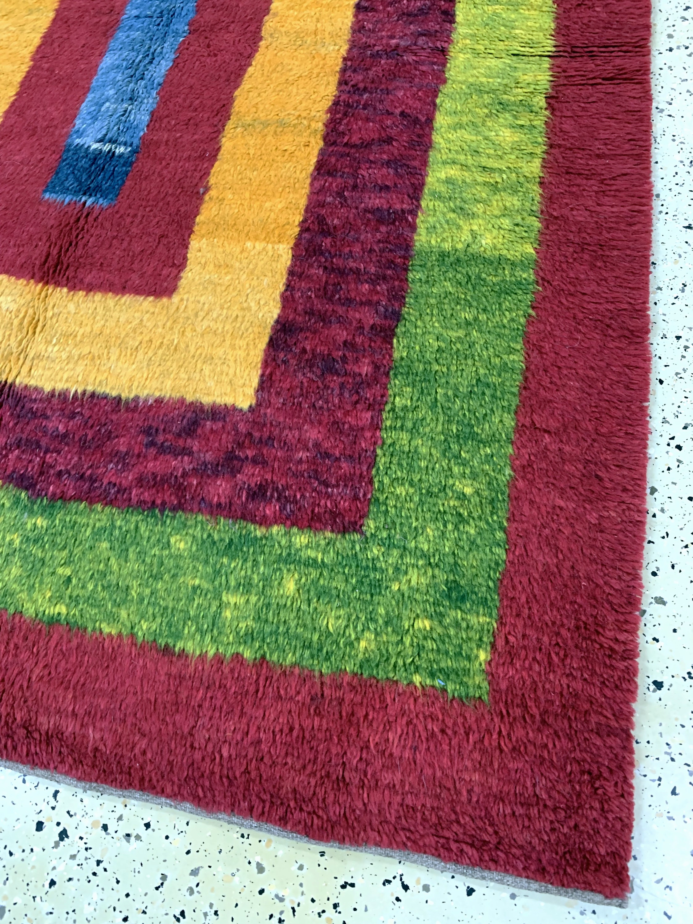 Detail a: Gabbeh alt, Persien, Anfang 20.Jhd, Wolle auf Wolle, ca. 210 x 150 cm, nahezu neuwertig
