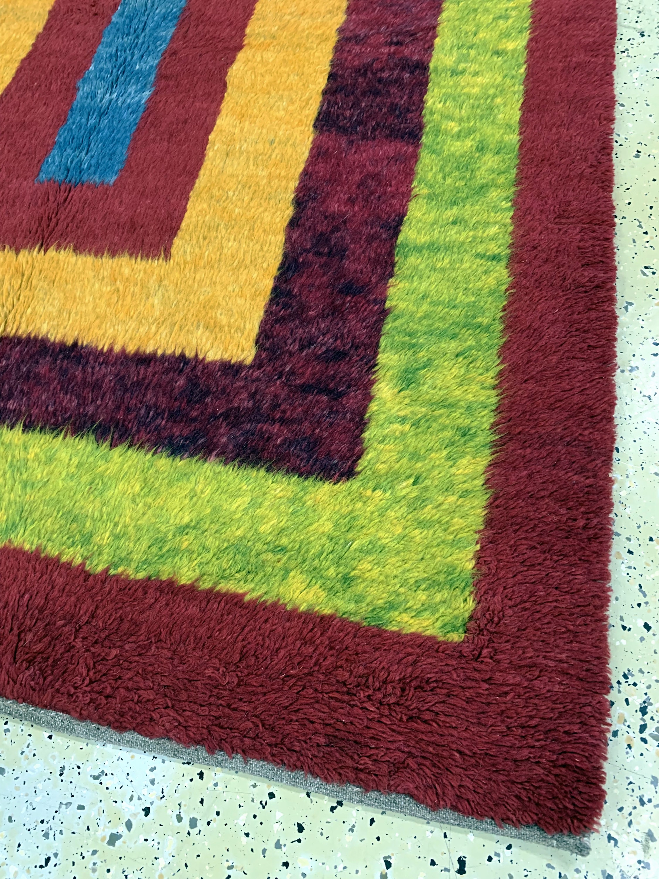 Detail d: Gabbeh alt, Persien, Anfang 20.Jhd, Wolle auf Wolle, ca. 210 x 150 cm, nahezu neuwertig