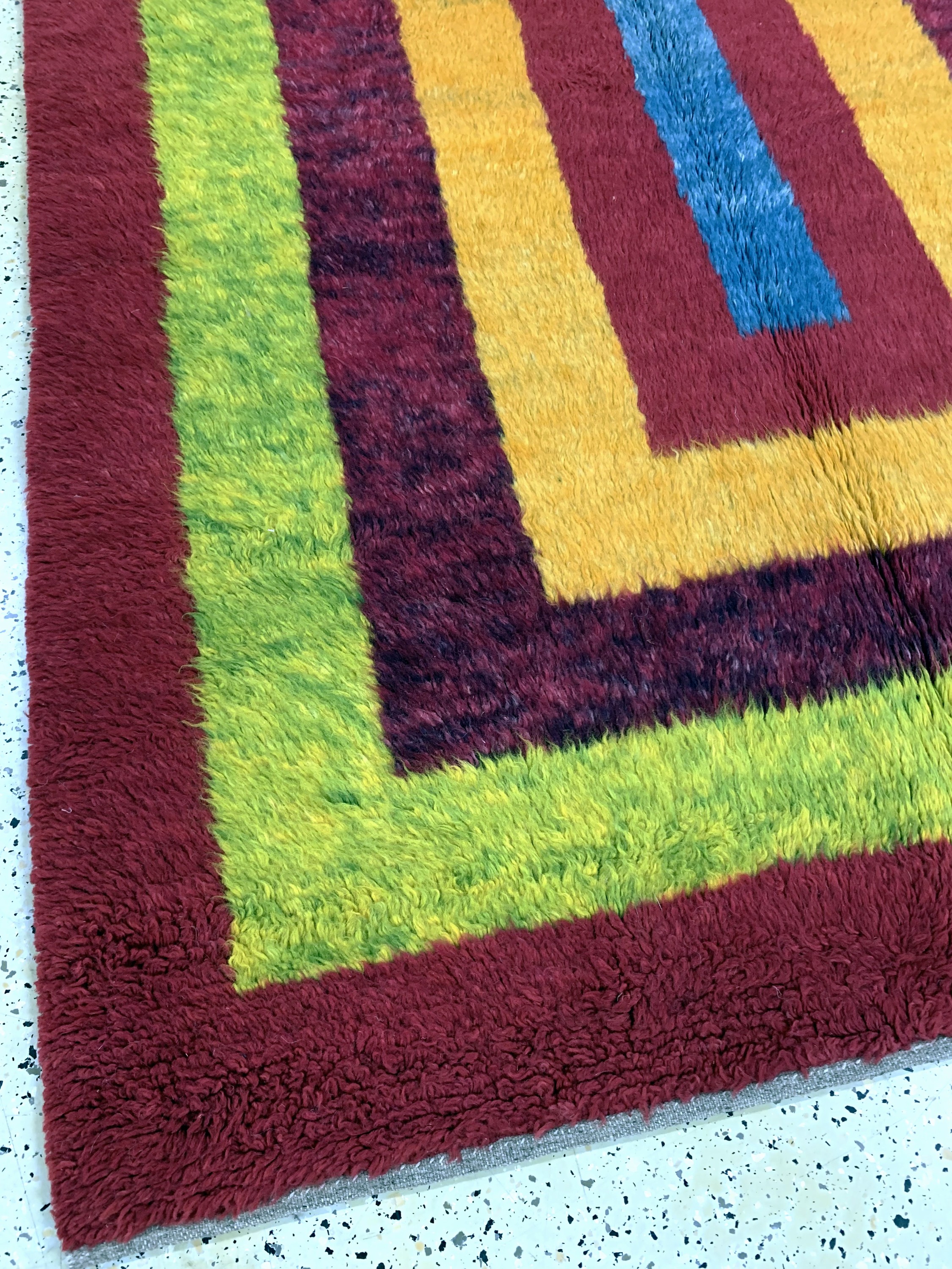 Detail e: Gabbeh alt, Persien, Anfang 20.Jhd, Wolle auf Wolle, ca. 210 x 150 cm, nahezu neuwertig