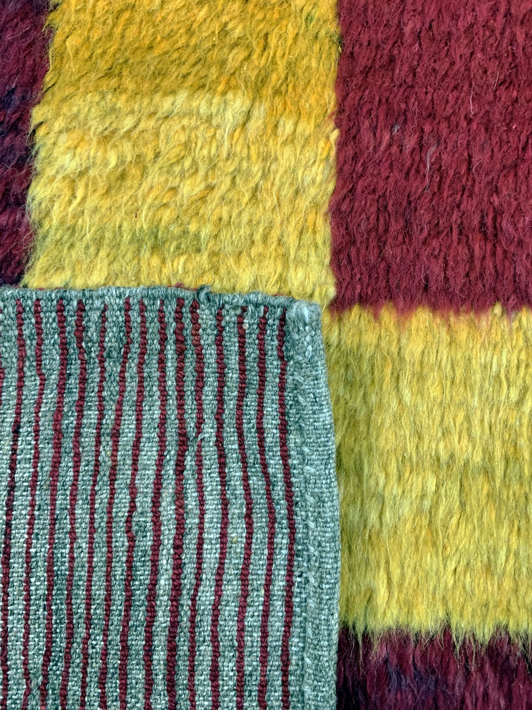 Detail g: Gabbeh alt, Persien, Anfang 20.Jhd, Wolle auf Wolle, ca. 210 x 150 cm, nahezu neuwertig