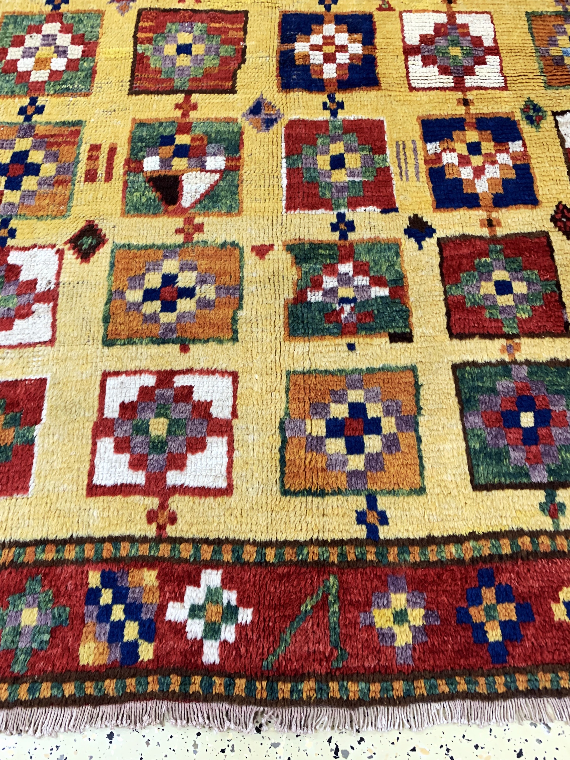 Detail c: Louri Gabbeh antik, Persien, um 1900, Wolleauf Baumwolle, ca. 195 x 150 cm, gereinigt, EHZ: 2