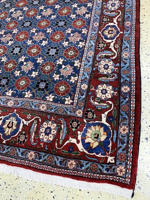 26973578e - Weramin fein alt, Persien, Anfang 20.Jhd, Wolle auf Baumwolle, ca. 315 x 215 cm, ...