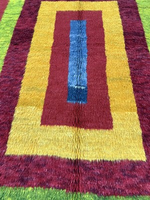 26973581c - Gabbeh alt, Persien, Anfang 20.Jhd, Wolle auf Wolle, ca. 210 x 150 cm, nahezu neuwertig