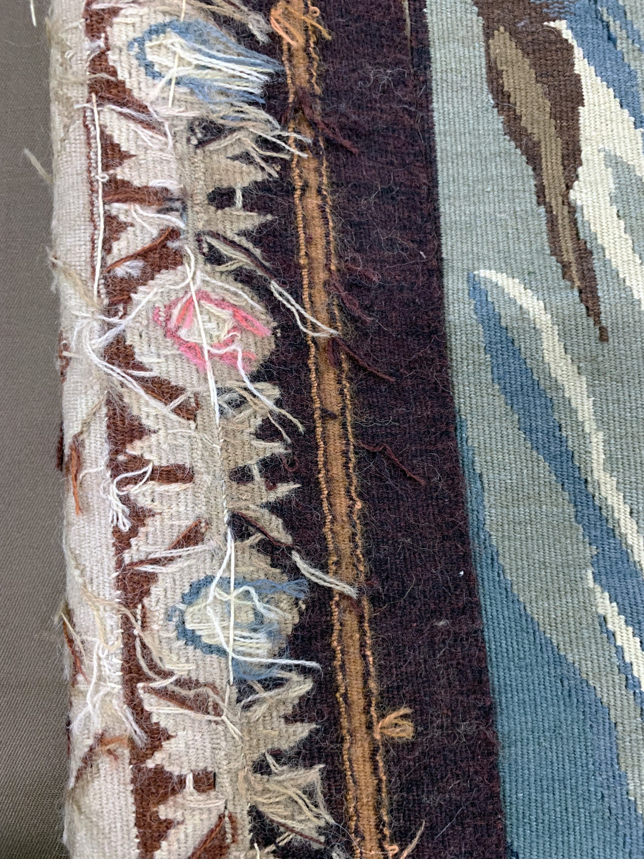 Detail f: Tapisserie fein, China, Ende 20.Jhd, Wolle auf Baumwolle, ca. 271 x 213 cm, nahezu neuwertig