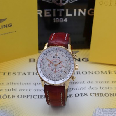 Image 26973716 - BREITLING Navitimer Montbrillant Chronometer Herrenchronograph in GG 750/000 Referenz ...