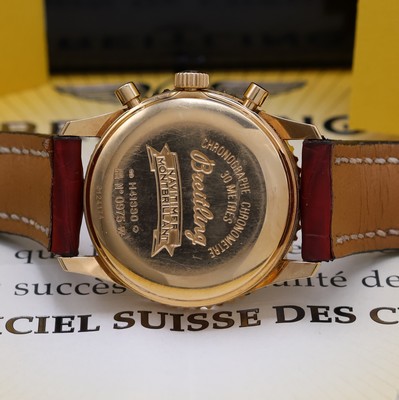 26973716d - BREITLING Navitimer Montbrillant Chronometer Herrenchronograph in GG 750/000 Referenz ...