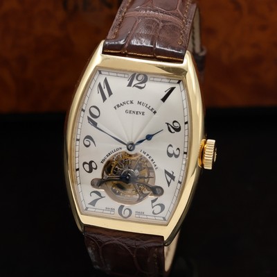 26973728a - FRANCK MULLER hochfeine und extrem seltene Herrenarmbanduhr Cintree Curvex Tourbillon ...