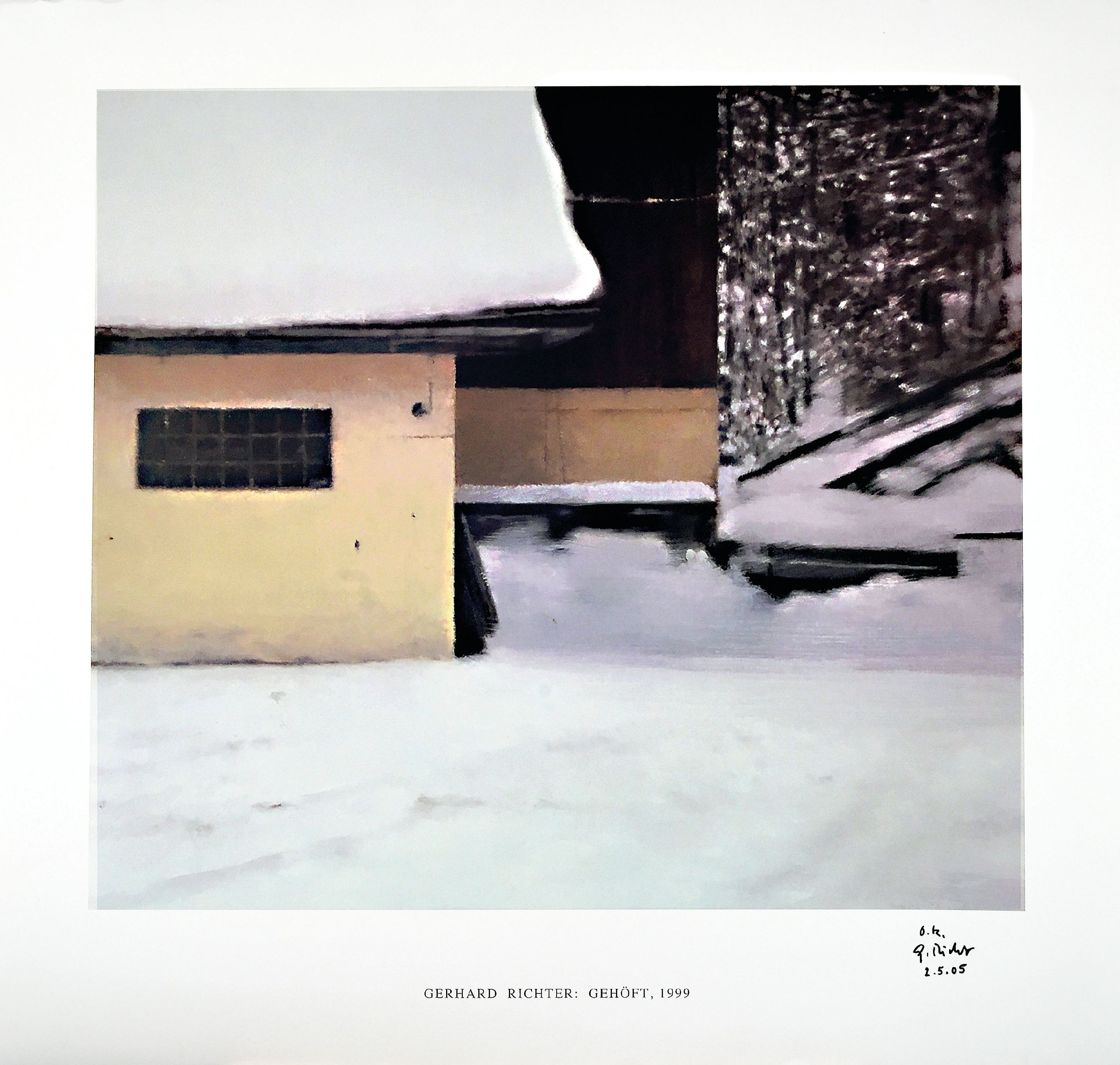 Image 26974047 - Gerhard Richter, geb. 1932 Dresden, Farboffset mit Gefälligkeitssignatur, ...