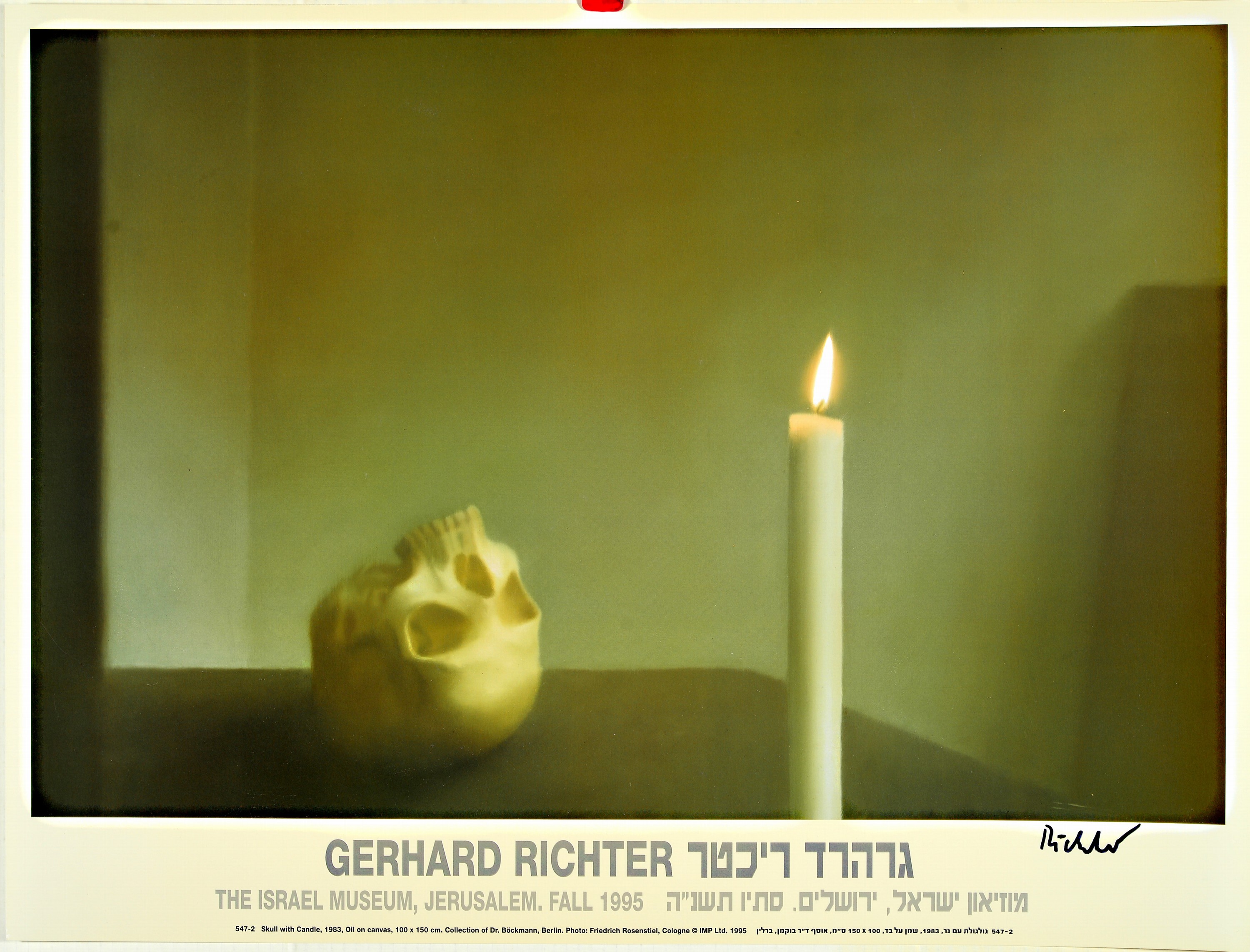 Image 26974065 - Gerhard Richter, geb. 1932 Dresden, Farboffset mit Gefälligkeitssignatur, Motiv ...
