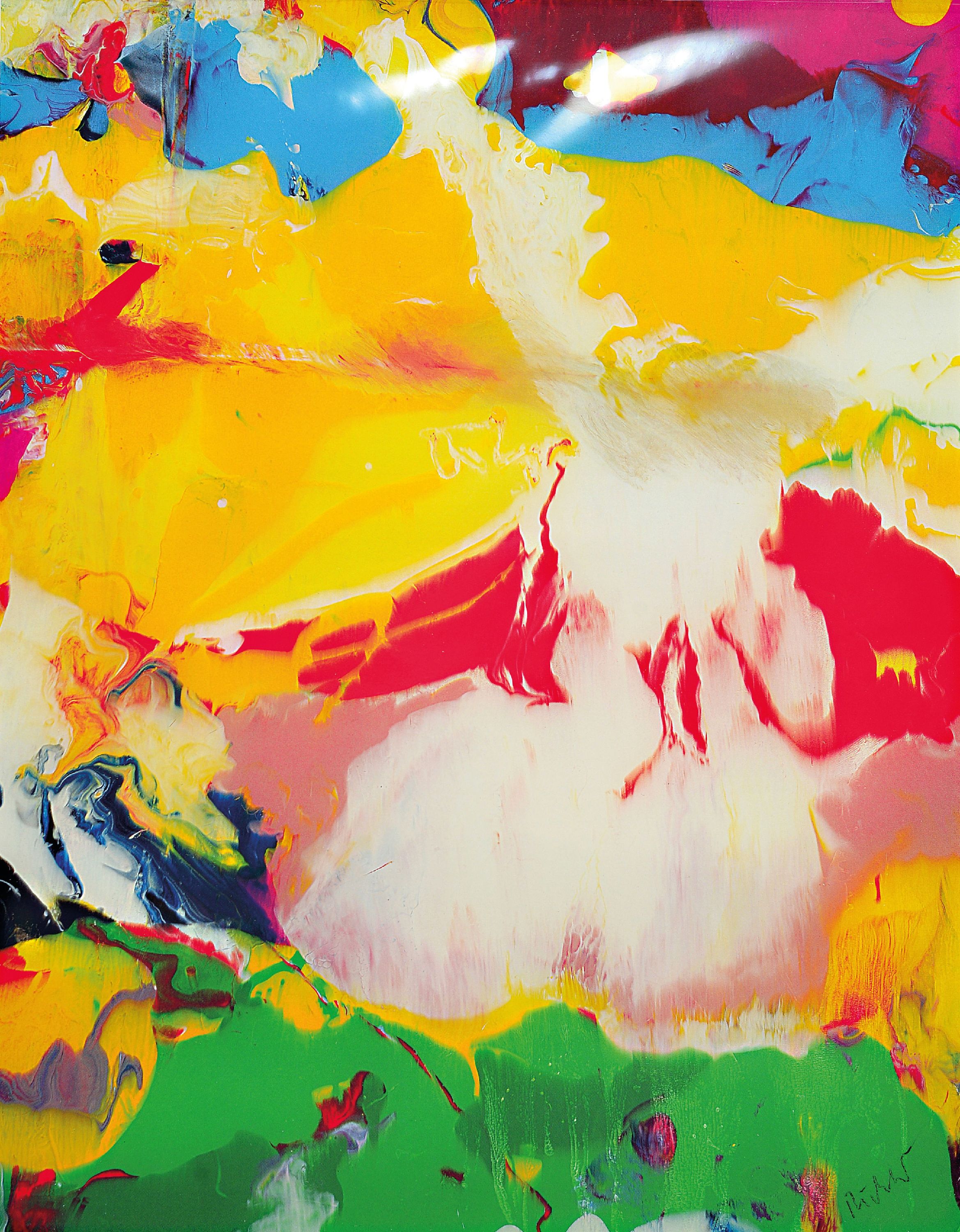 Image 26974084 - Gerhard Richter, geb. 1932 Dresden, Hochpigment-Druck mit Gefälligkeitssignatur, aus ...