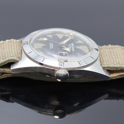 26974022b - GANDER Herrenarmbanduhr in Stahl, Schweiz um 1960, Automatik, Boden verschr., beids. ...