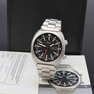 Image 26974048 - SINN 240 St Herrenarmbanduhr, Deutschland verk. lt. beil. Pap. 05/2015, Automatik, matt. ...