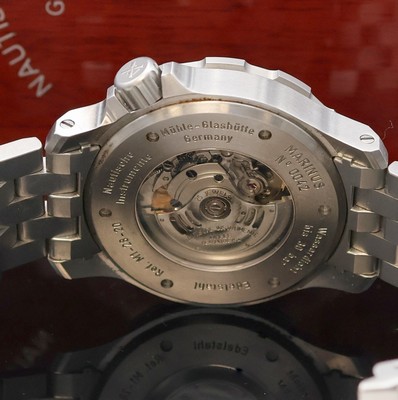 26974055d - NAUTISCHE INSTRUMENTE MÜHLE GLASHÜTTE/SA Marinus Herrenarmbanduhr Referenz ...